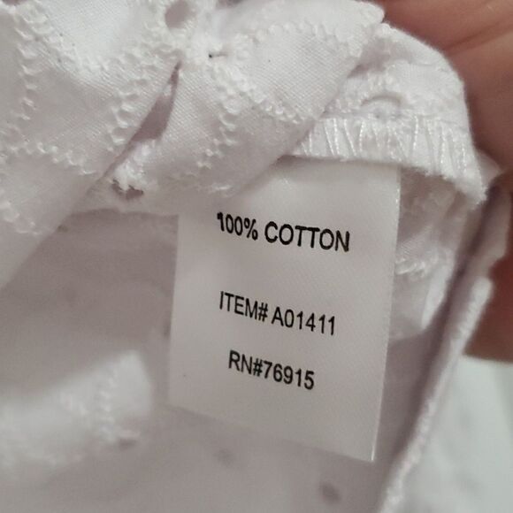 Koret white eyelet jacket, size PS - Picture 4 of 5